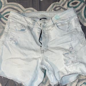 ae high rise shorts